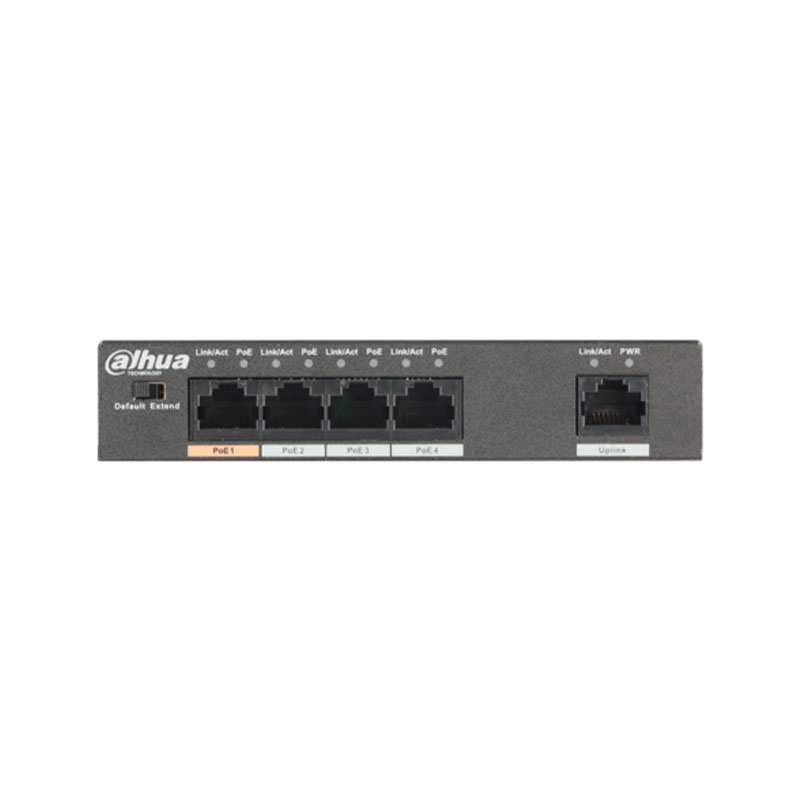 Diğer Markalar DH-PFS3005-4ET-60 Dahua 4 Port PoE Yönetilemez Switch