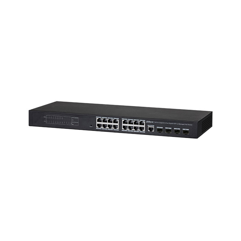 Diğer Markalar DH-PFS4420-16GT-240 16-Port PoE Gigabit Yönetilebilir Switch