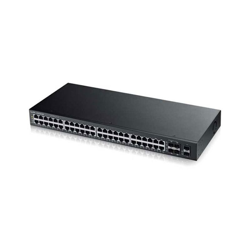 Zyxel GS2210-48 44 Port 10/100/1000 + 4xDual+2xSfp L2 Yönetilebilir Switch