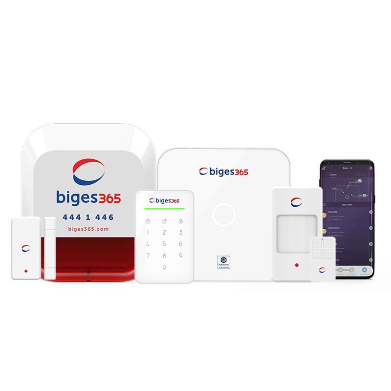 Biges 365 IoT Smart Network Alarm Kit + BGS365-WOSR + BGS365-KP