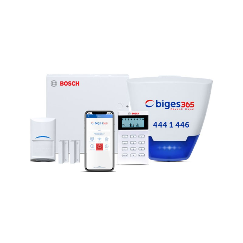 Bosch 2100 Kablolu Alarm Seti 1 Ev/İşyeri Ultra (1 Yıl )