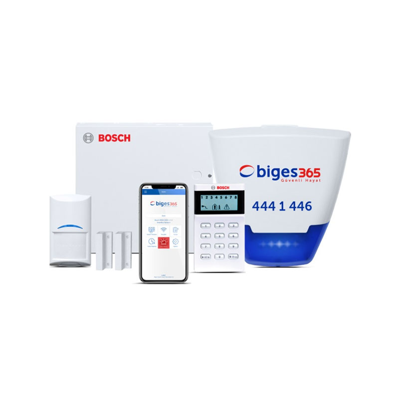 Bosch 2100 Kablolu Alarm Seti 1 Ev/İşyeri IVR (1 Yıl )