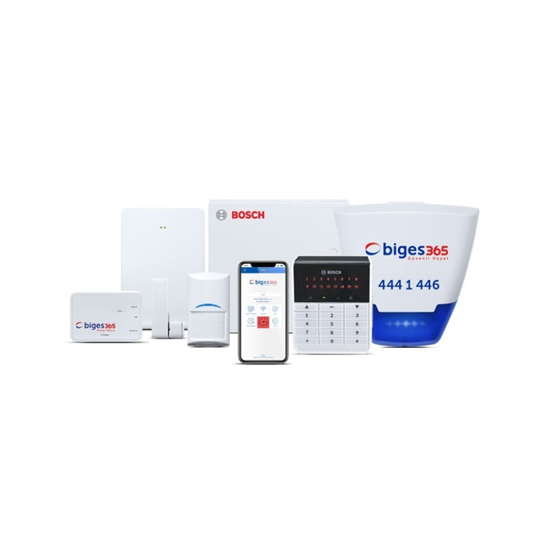 Bosch 3000 Kablosuz Akıllı Alarm Seti 1 - Network - Ev/İşyeri IVR (1 Yıl )