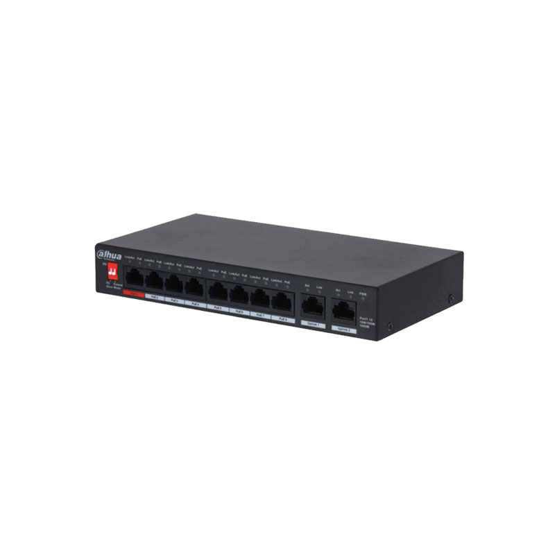 Diğer Markalar DH-PFS3010-8GT-96 Dahua 8x10/100/1000 Poe 2x10/100/1000 Uplink Yönetilemez Switch 96W