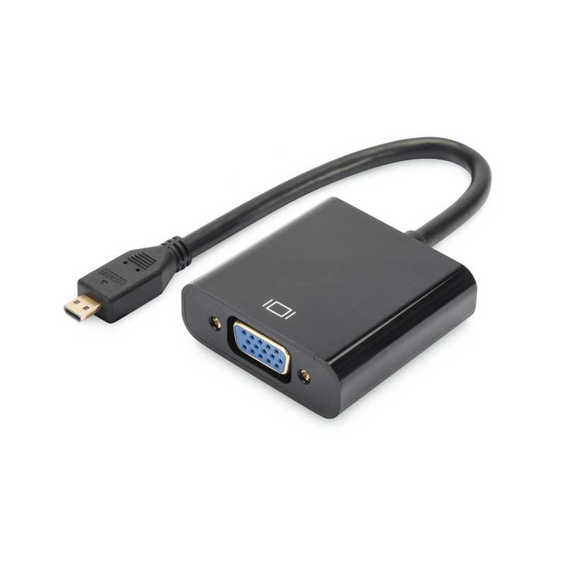 Network DA-70460 MİCRO HDMI to VGA CONVRTER ADAPTER Typ-D CONNECTOR