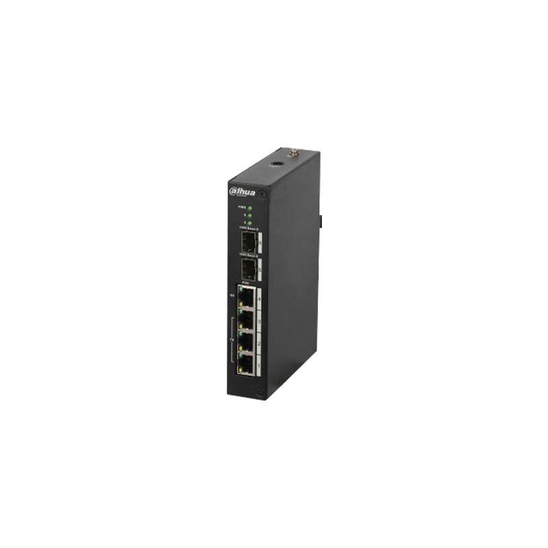 Dahua DH-PFS3206-4P-96 4 Port PoE Switch (3FE PoE + 1GE Hi-PoE + 2GE SFP, Toplam 96W PoE )