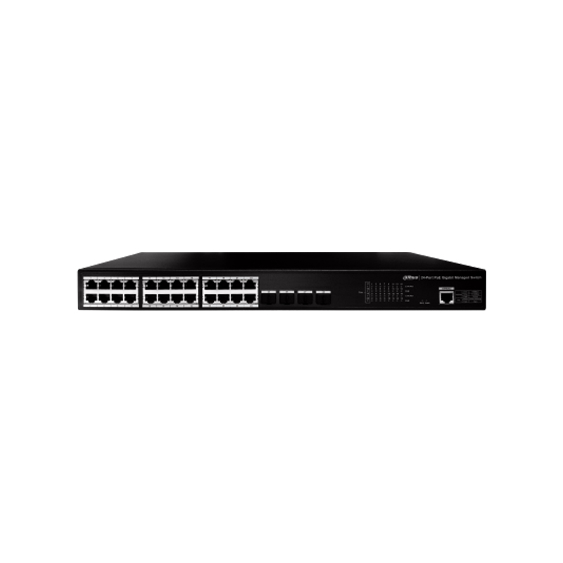 Dahua DH-PFS4428-24GT-370 24-Port PoE Gigabit Yönetilebilir Switch