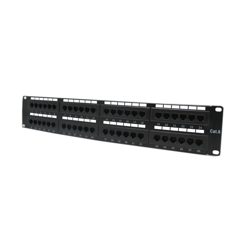 Geoplus DP-1005 Cat6 48 Port UTP 1U Patch Panel