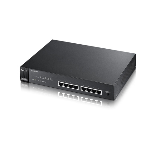 Zyxel ES1100-8P ZYXEL 4x10/100+4xPoE Port Yönetilemeyen Network Switch (Unmanaged)