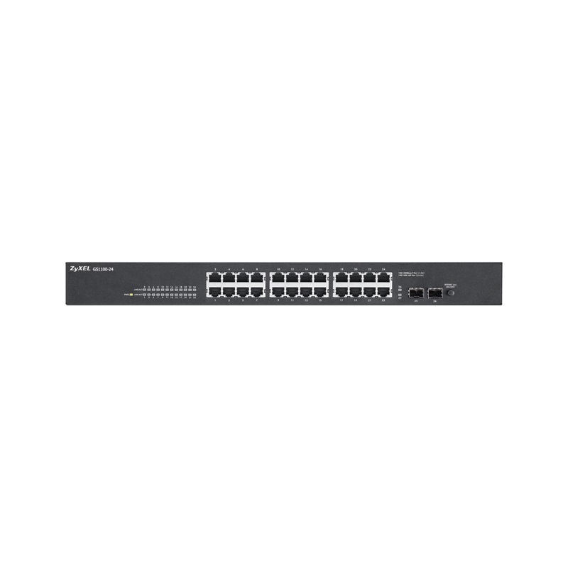 Zyxel GS1100-24 24 Port 10/100/1000+ 2xSfp Yönetilemez Switch