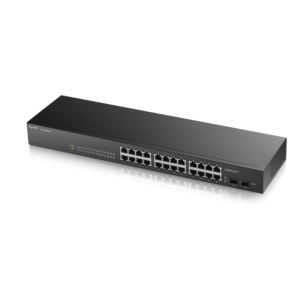 Zyxel GS1900-24 24x10/100/1000 + 2xSFP Web Yönetilebilir Switch