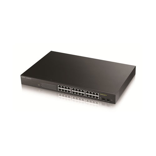 Zyxel GS1900-24HP 24x10/100/1000 PoE + 2xSFP Web Yönetilebilir Switch