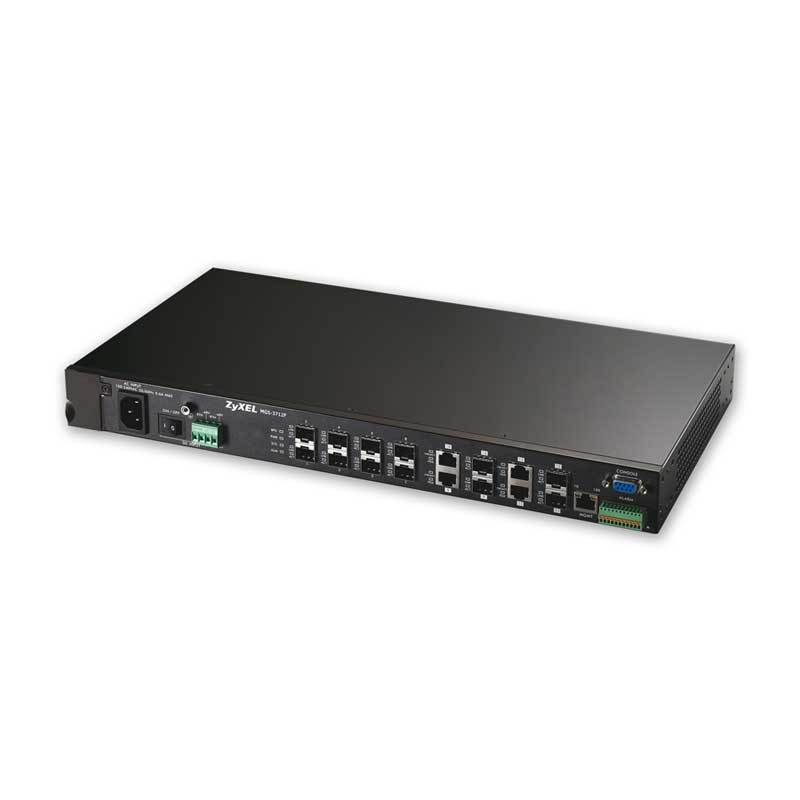 Zyxel MGS-3712F 12 Port 8xGbE SFP Port+4xGbE Combo (RJ-45/SFP) L2 Yönetilebilir Switch