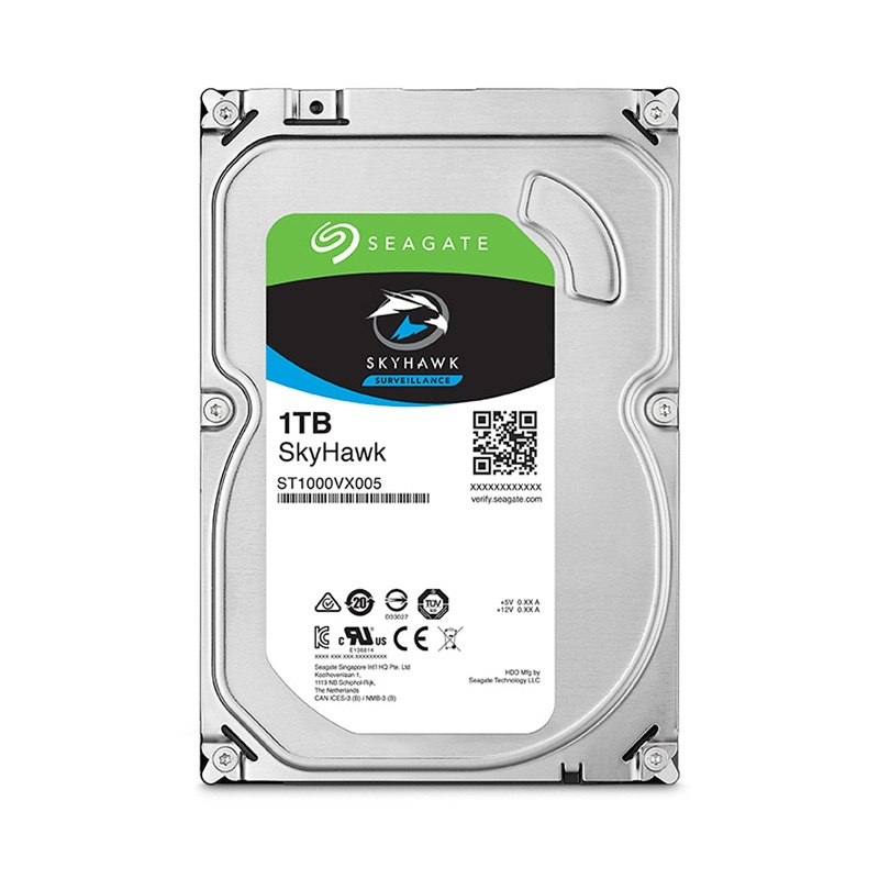 Seagate ST1000VX005 1TB SkyHawk 3.5 5900RPM 64MB SATA3.0 Güvenlik Hard Diski