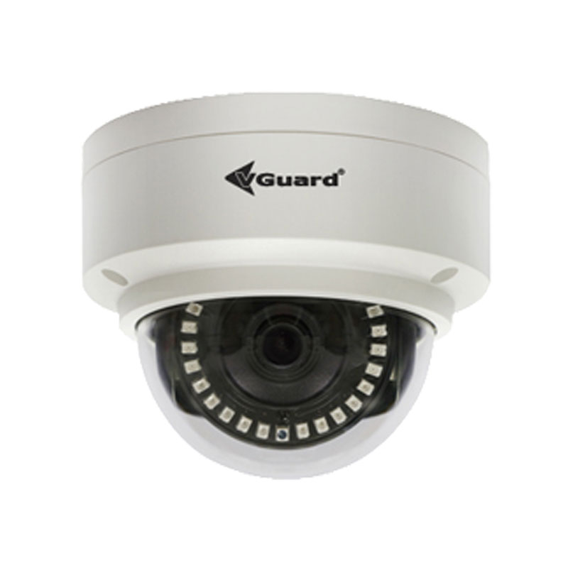 VGuard 2MP IP 3.6mm Sabit Lens H.265+ 30m Starlight Akıllı Dome Kamera